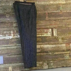 New Directions Woman Black and White Pullon Slacks, Women's Size 18W